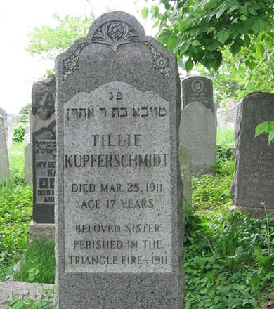 Tomb stone in Jewish cemetery