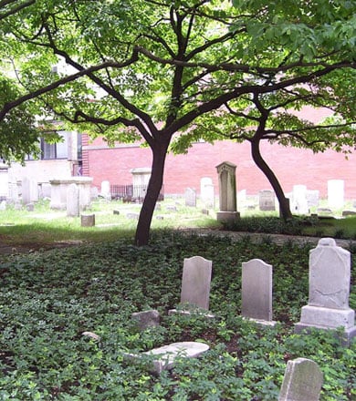 tomb stones in Jewish cemetery