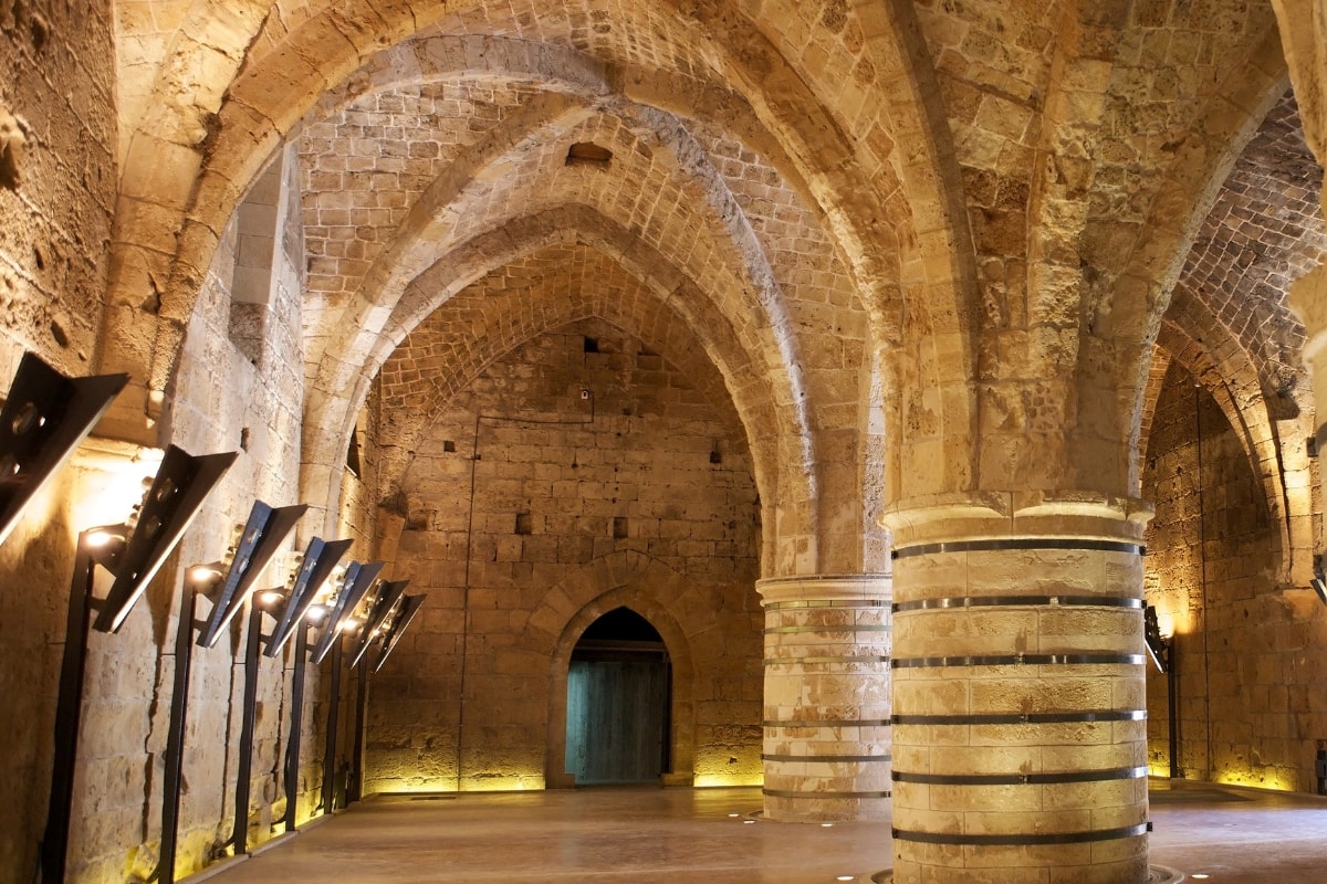 the knights hospitaller as part of the citadel of acre