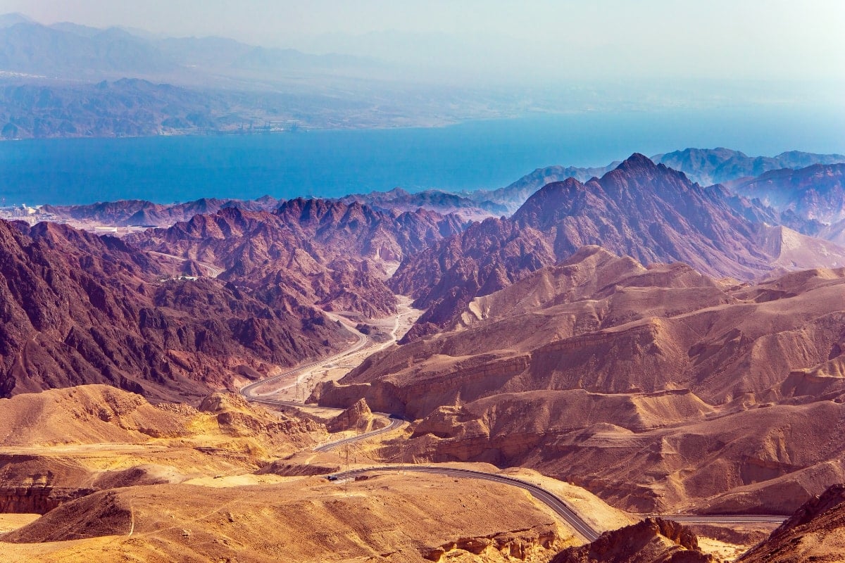 the eilat mountains in southern israel