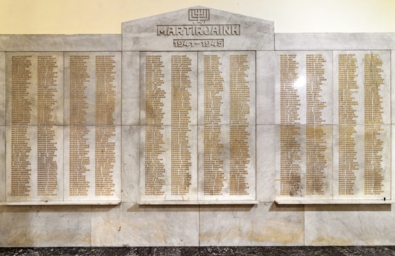 Memorial Boards of the Soah Victims