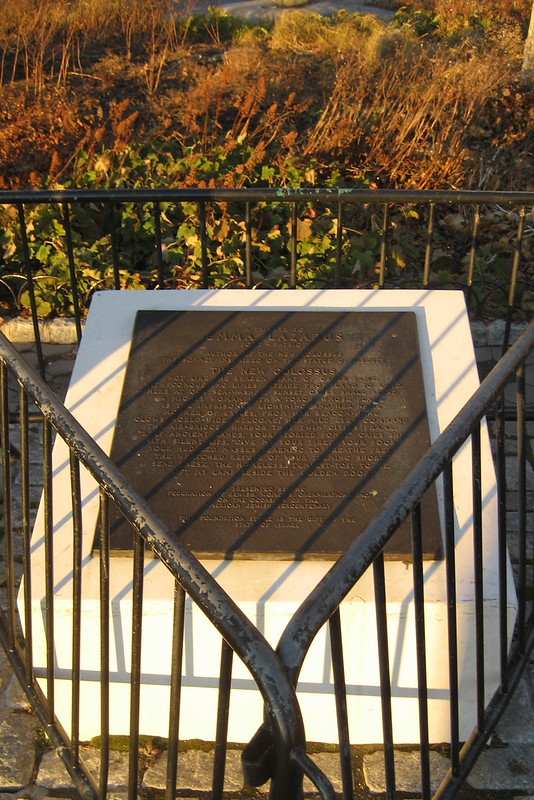 Emma Lazarus Memorial Plaque